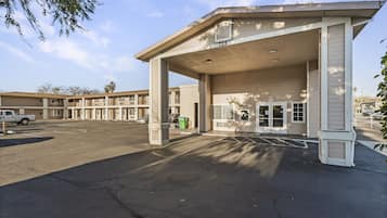 Overnatningsstedets facade