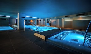 Behandlungsräume für Paare, Sauna, Whirlpool, Türkisches Bad/Hamam