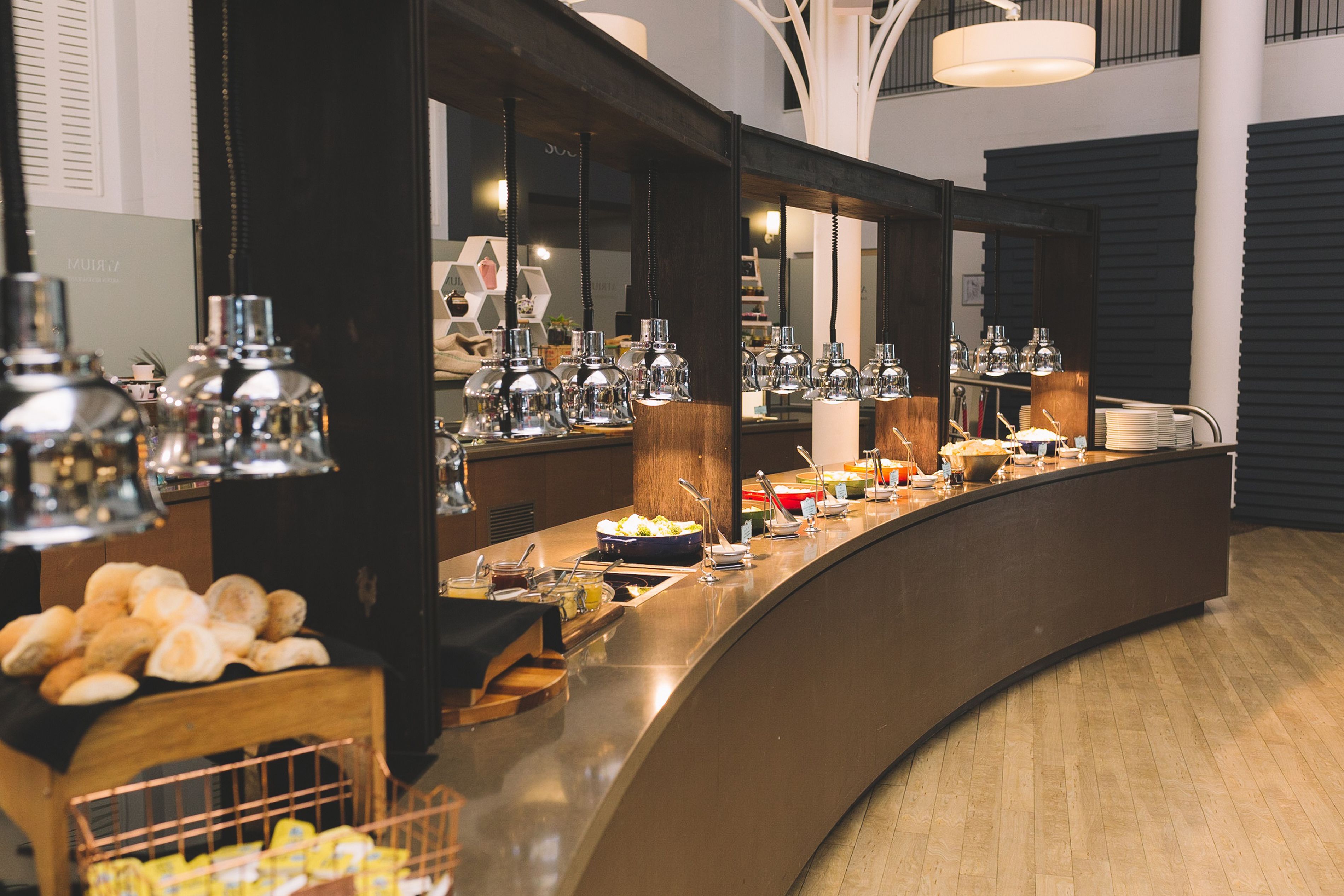 Daily buffet breakfast for a fee