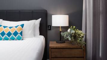 Premium bedding, pillow-top beds, minibar, in-room safe