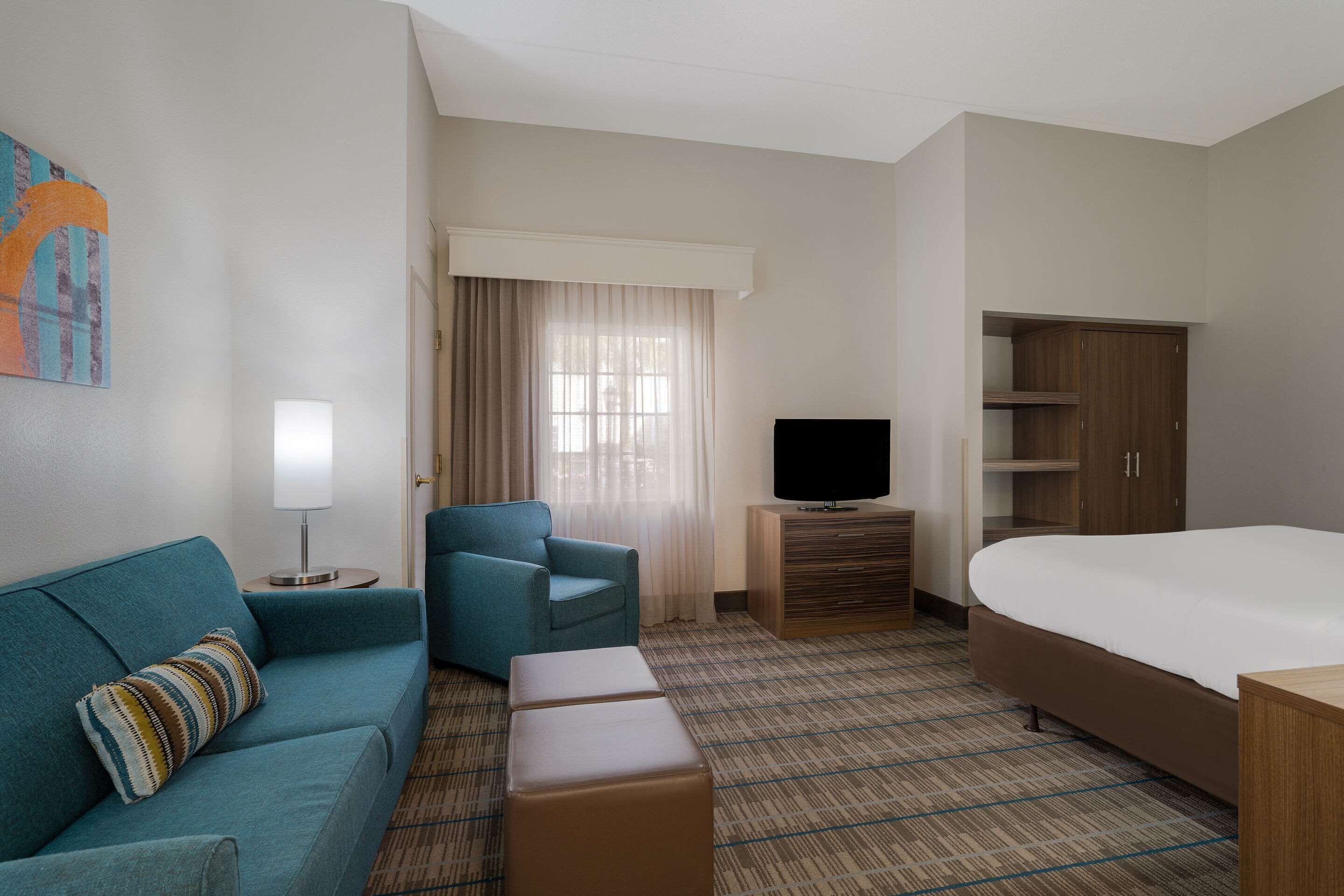 suite, 1 king bed with kitchen, non smoking | premium bedding, desk, laptop workspace, blackout curtains