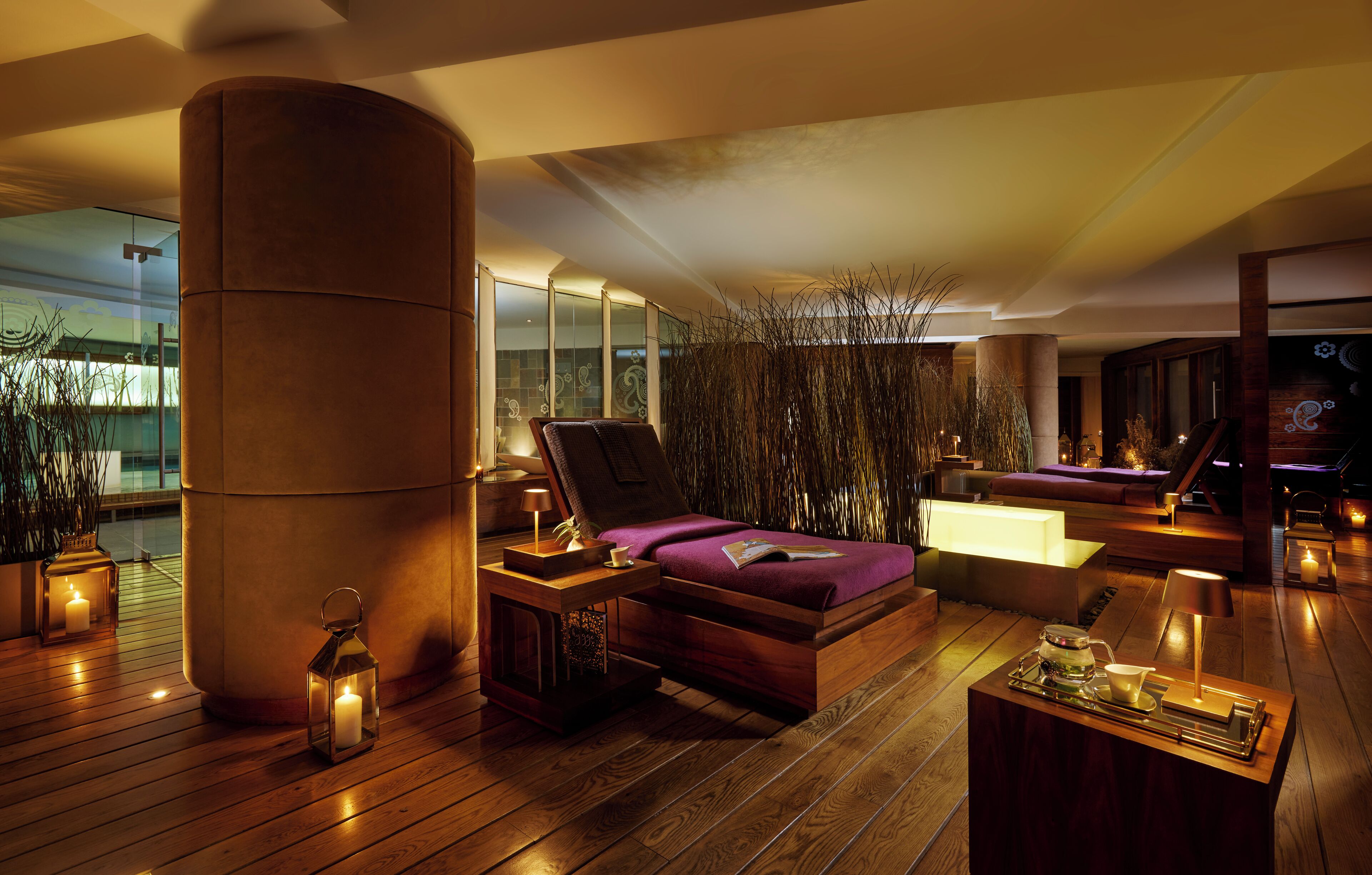 Espace de soins pour les couples, soins corporels, soins d'aromathérapie