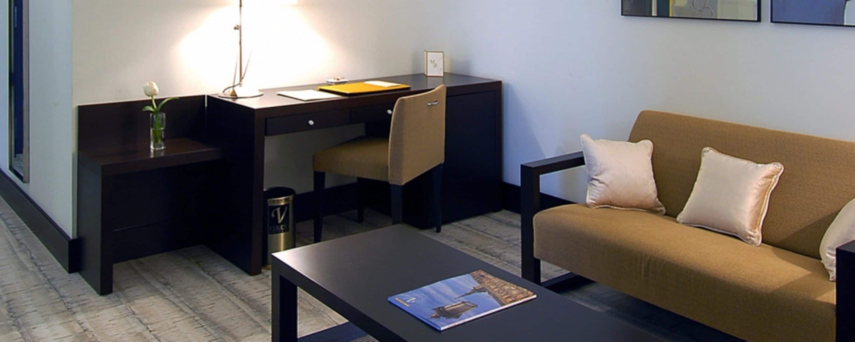 premium bedding, down duvets, minibar, in-room safe