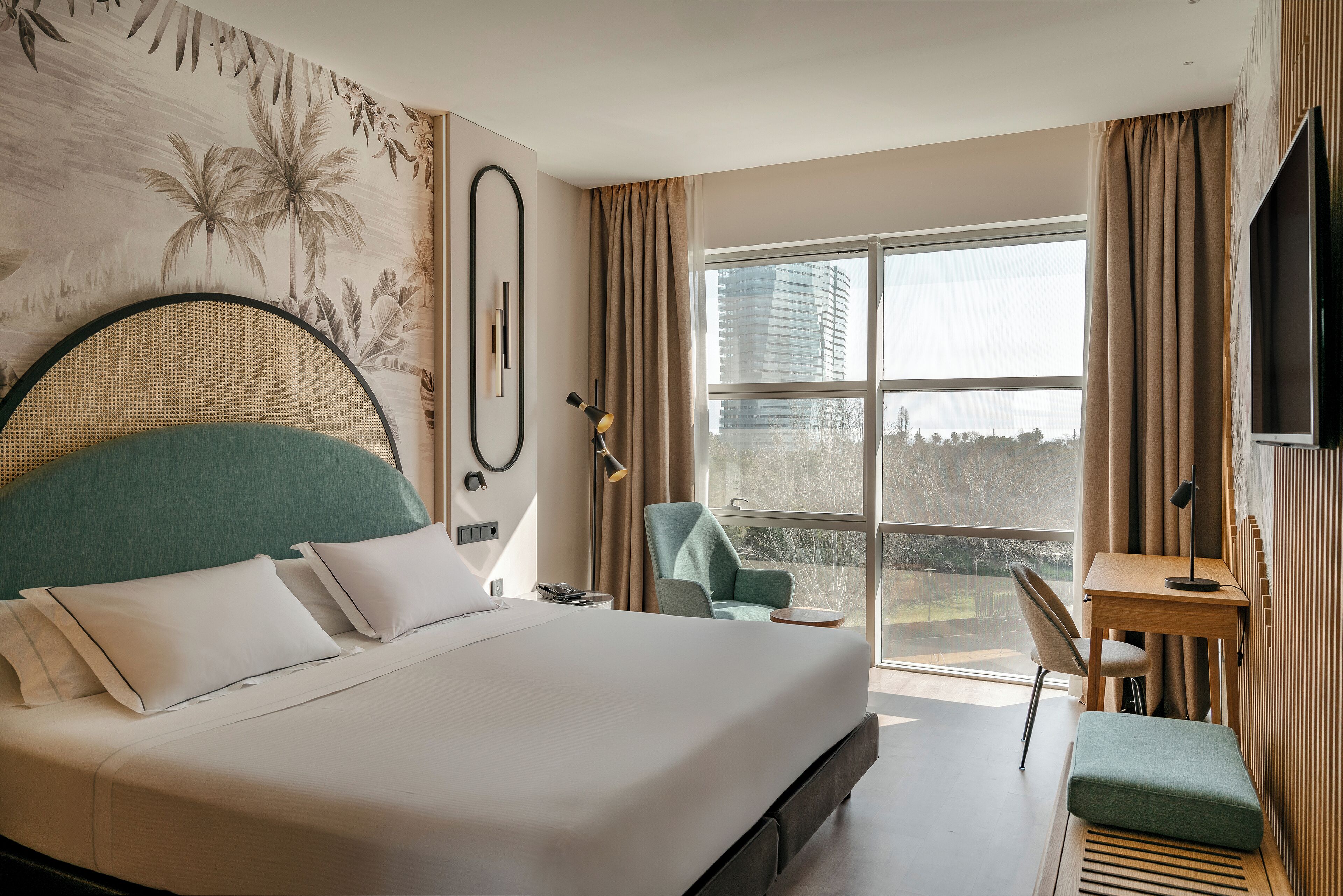 Literie de qualité, couette en duvet, minibar, coffre-fort