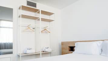 Memory foam beds, minibar, in-room safe, desk