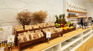 Daily buffet breakfast (EUR 13.50 per person)