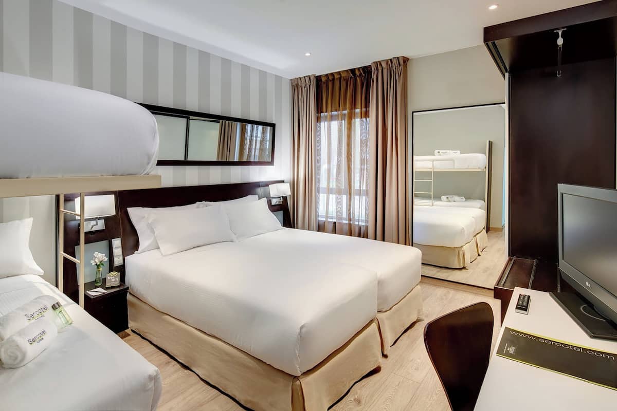 memory-foam beds, minibar, in-room safe, blackout curtains