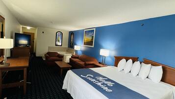 スタジオスイート キングベッド 1 台 禁煙 | 高級寝具、デスク、アイロン / アイロン台、ベビーベッド (無料)