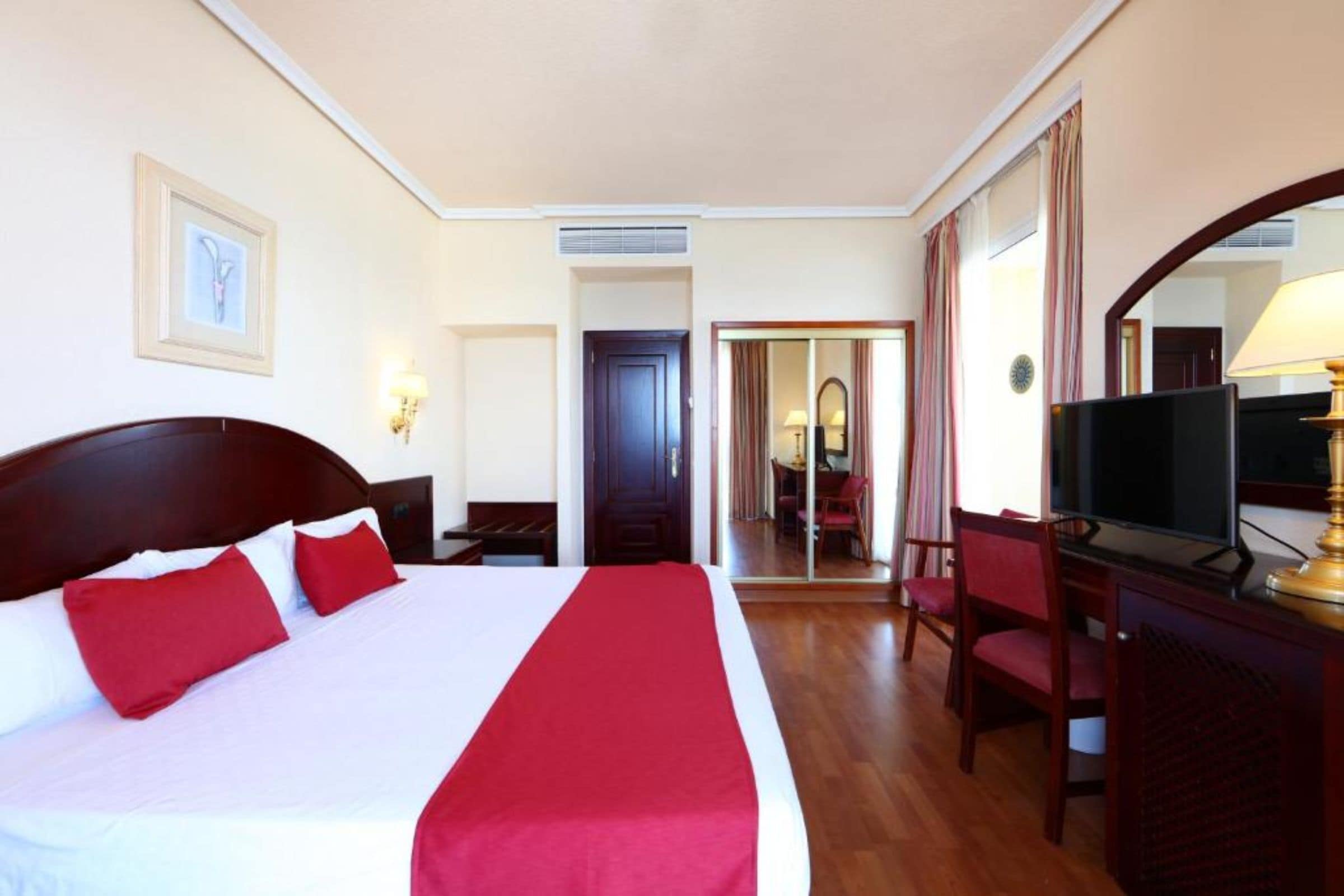 Desk, blackout curtains, iron/ironing board, free WiFi
