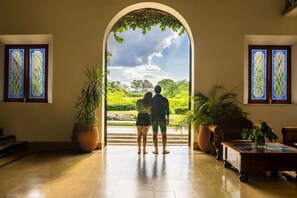 Interior entrance