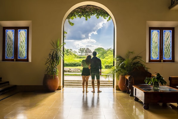 Interior entrance