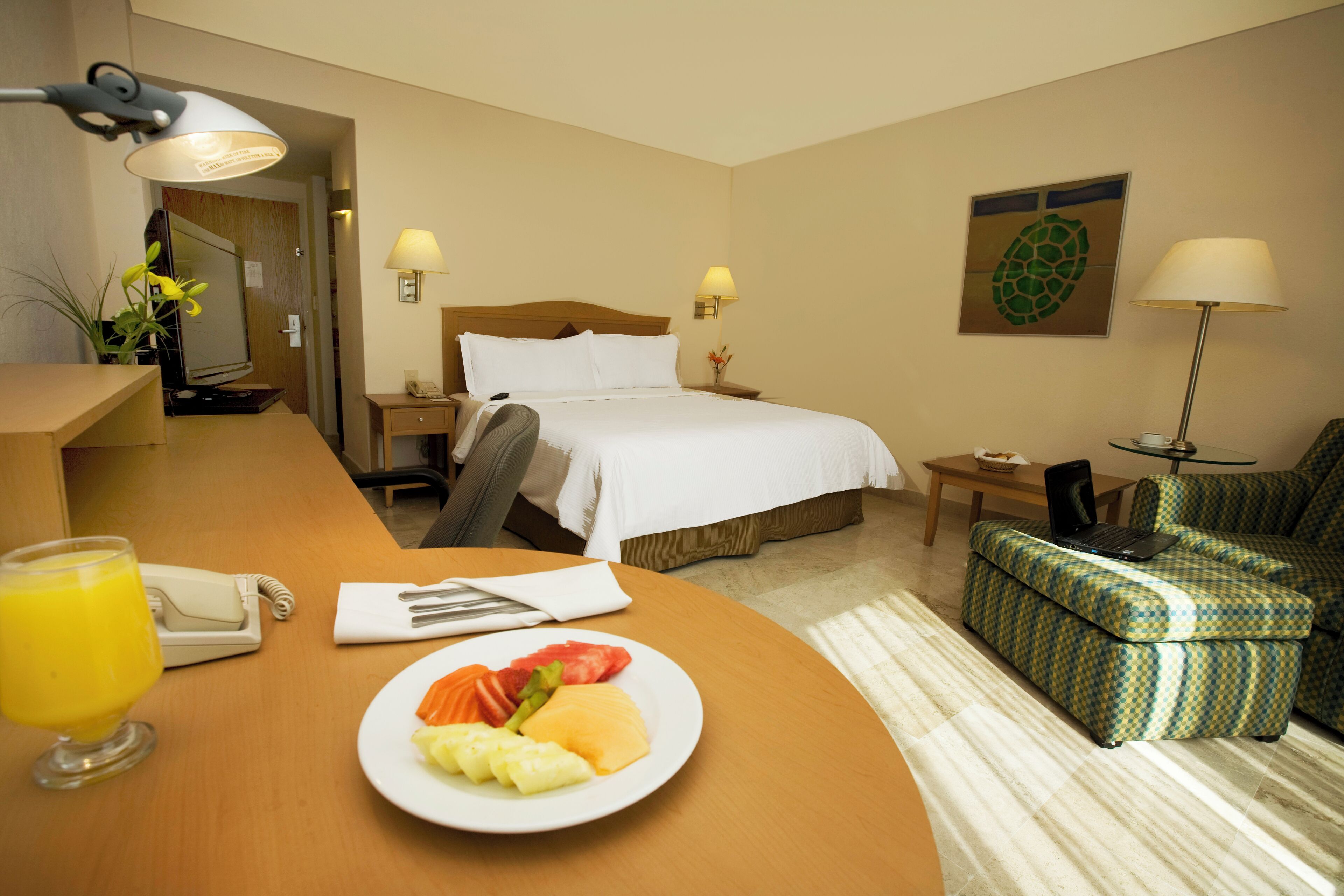 superior room, 1 king bed | in-room safe, desk, laptop workspace, free cots/infant beds