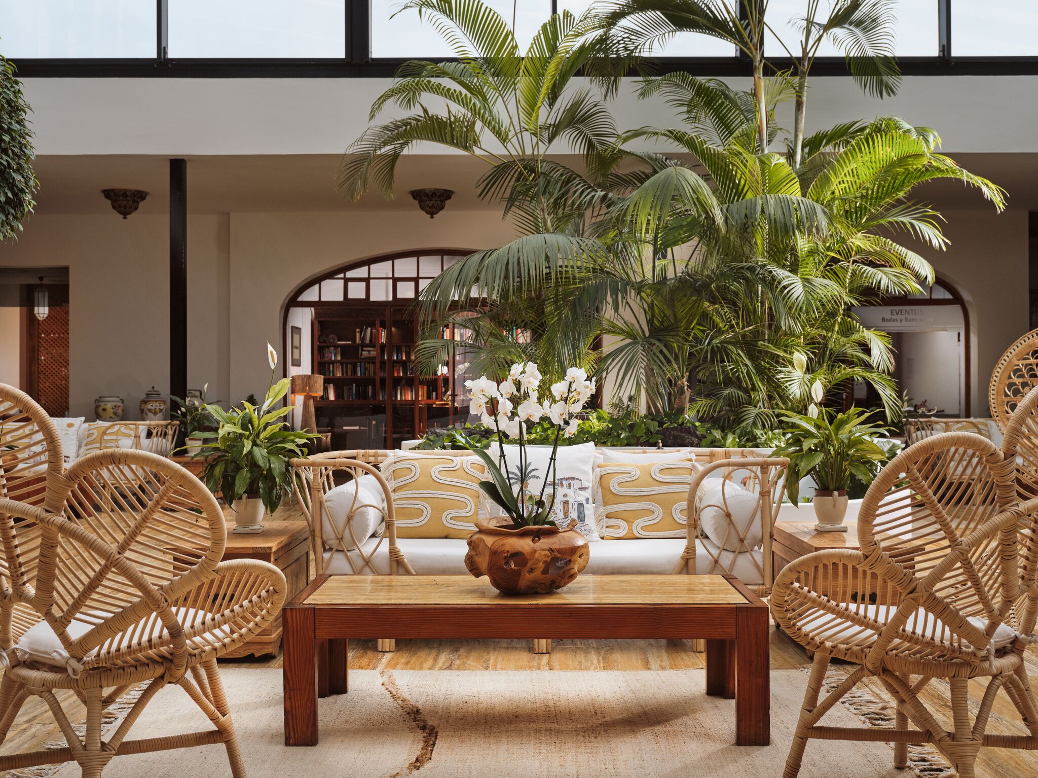 Sala de estar en el lobby