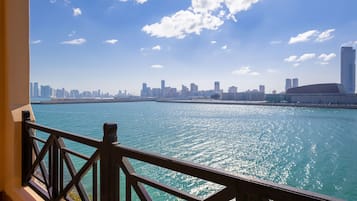Uitzicht vanaf balkon