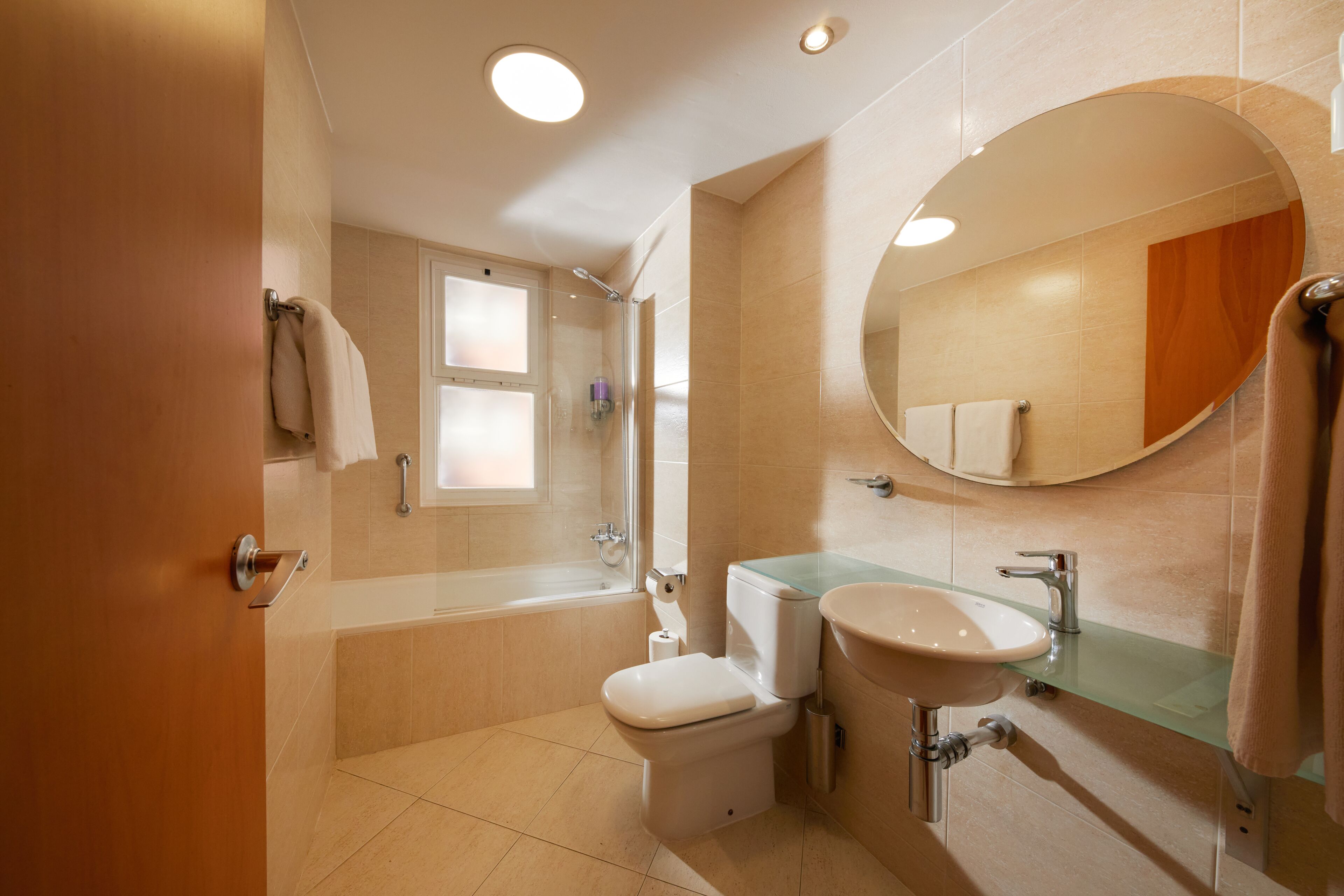 double or twin room, terrace | bathroom | deep-soaking bathtub, eco-friendly toiletries, hair dryer, towels