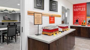 Free daily on-the-go breakfast