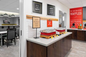 Free daily on-the-go breakfast