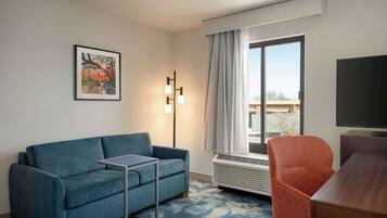 Ettroms leilighet, 1 kingsize-seng, ikke-røyk | Oppholdsområde