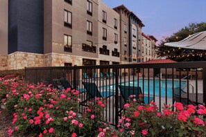 Outdoor pool - Hampton Inn & Suites San Marcos (San Marcos)