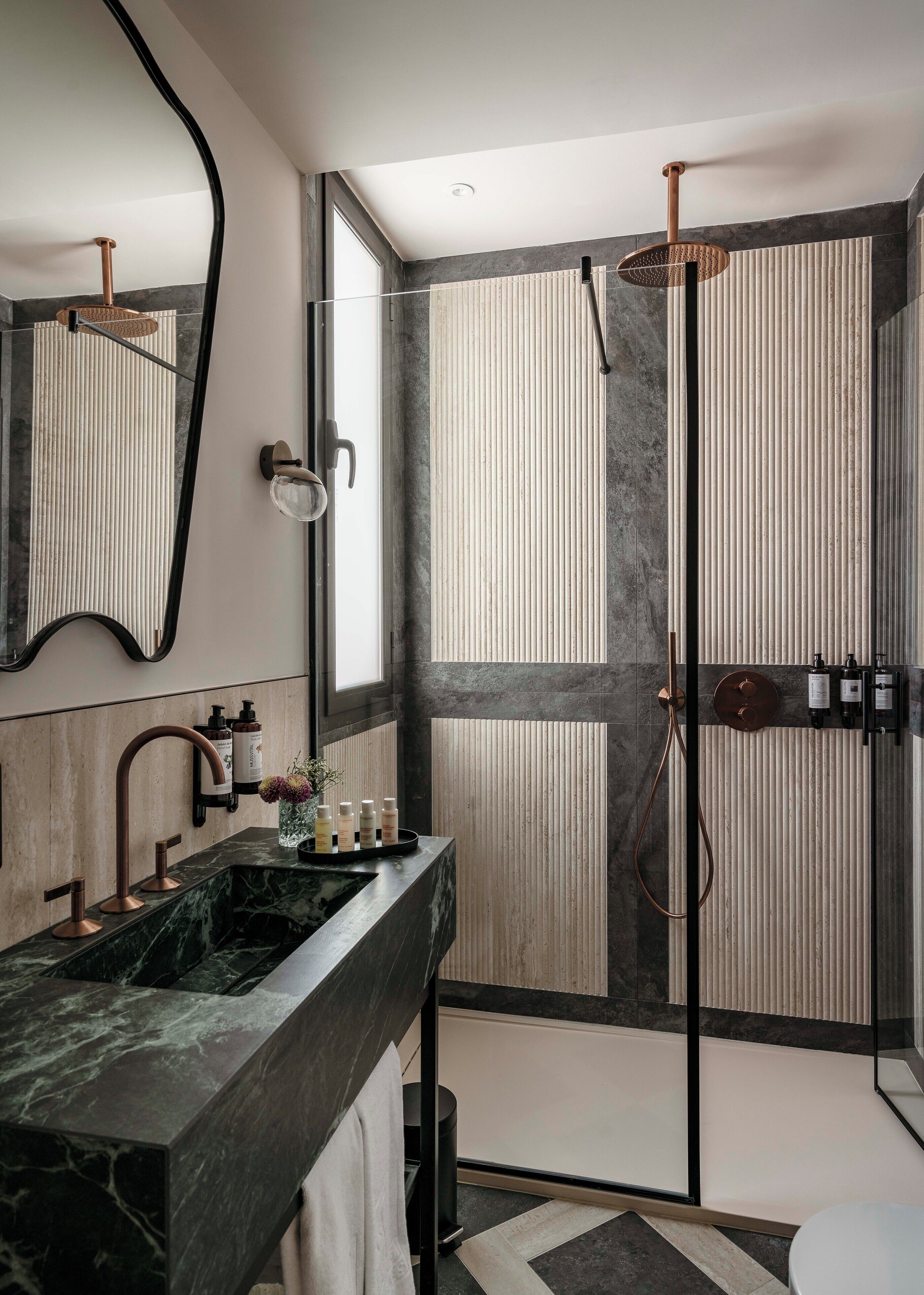 free toiletries, hair dryer, bidet, towels