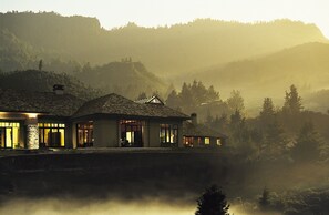 Front of property – evening/night