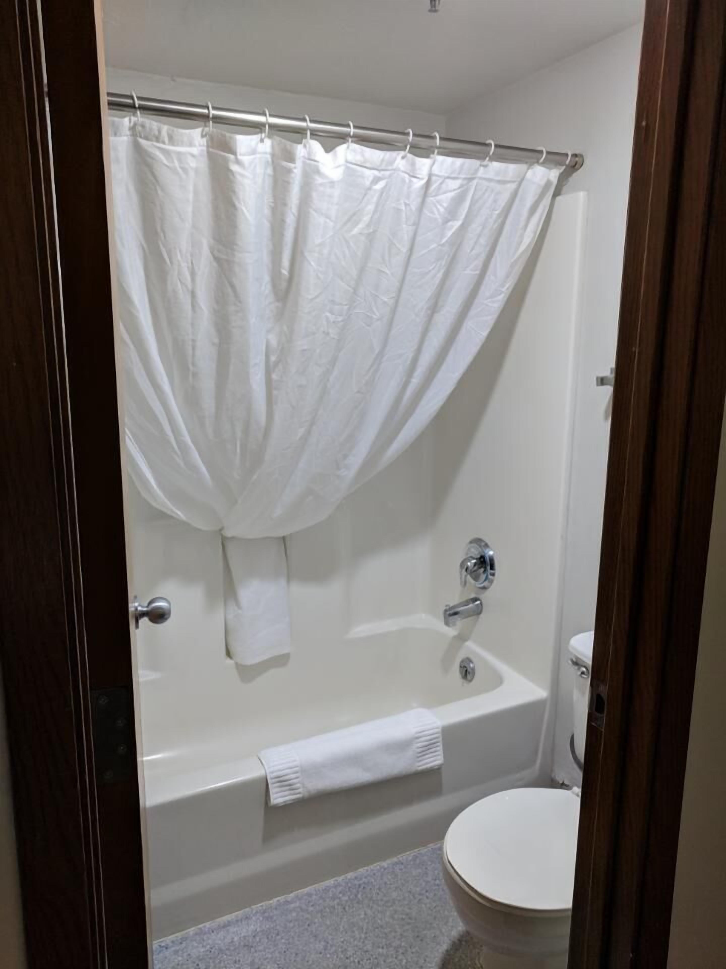 Free toiletries, hair dryer, bidet, towels