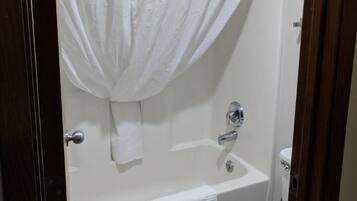 Free toiletries, hair dryer, bidet, towels