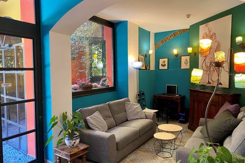 Lobby sitting area