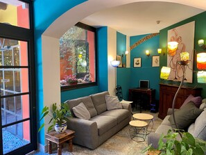 Lobby sitting area