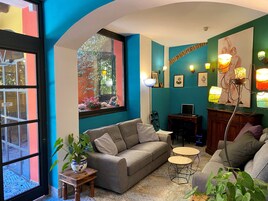 Lobby sitting area