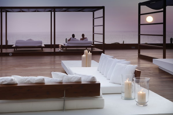 Vue depuis lâhĂ©bergement