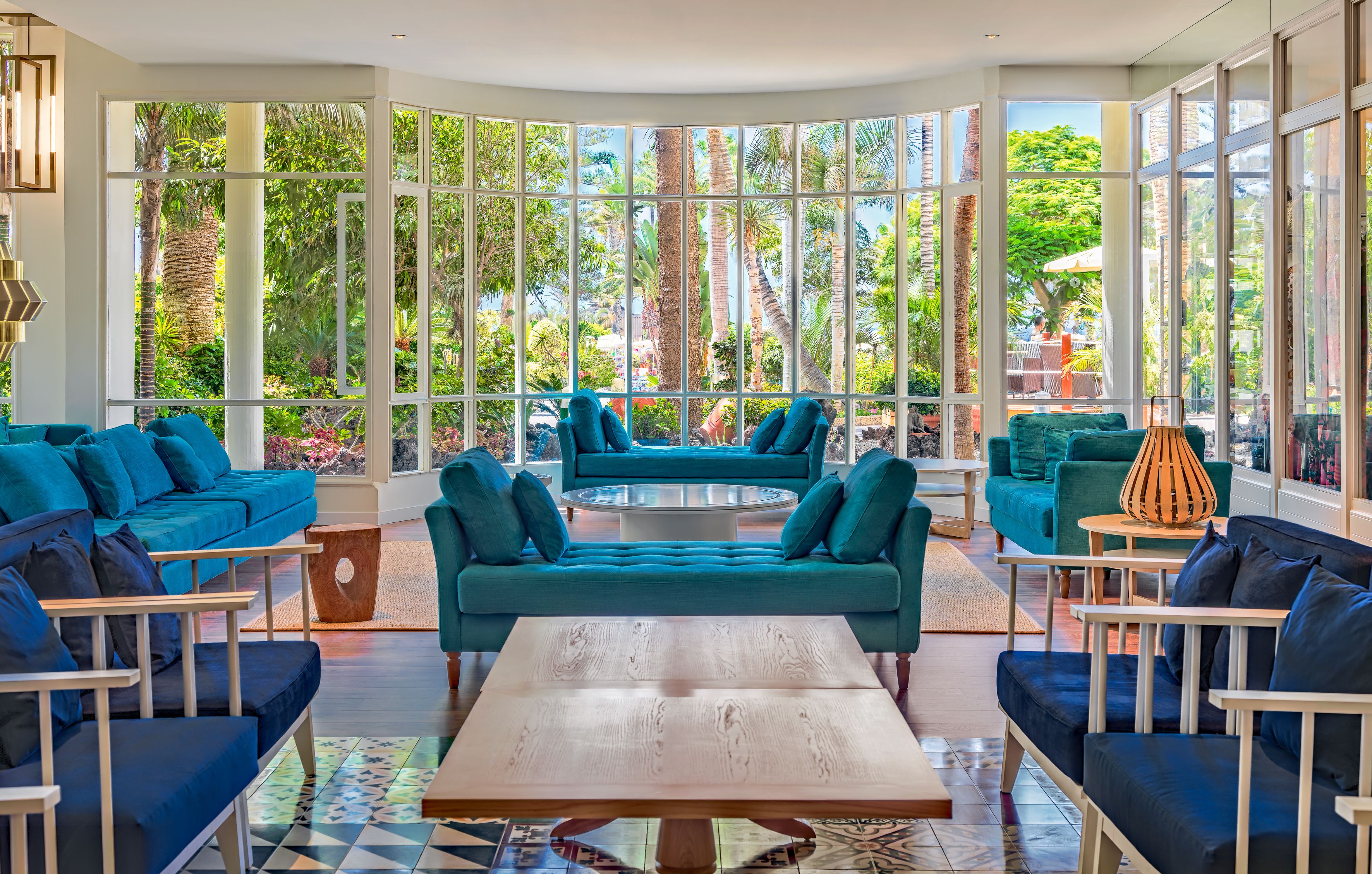 Sala de estar en el lobby