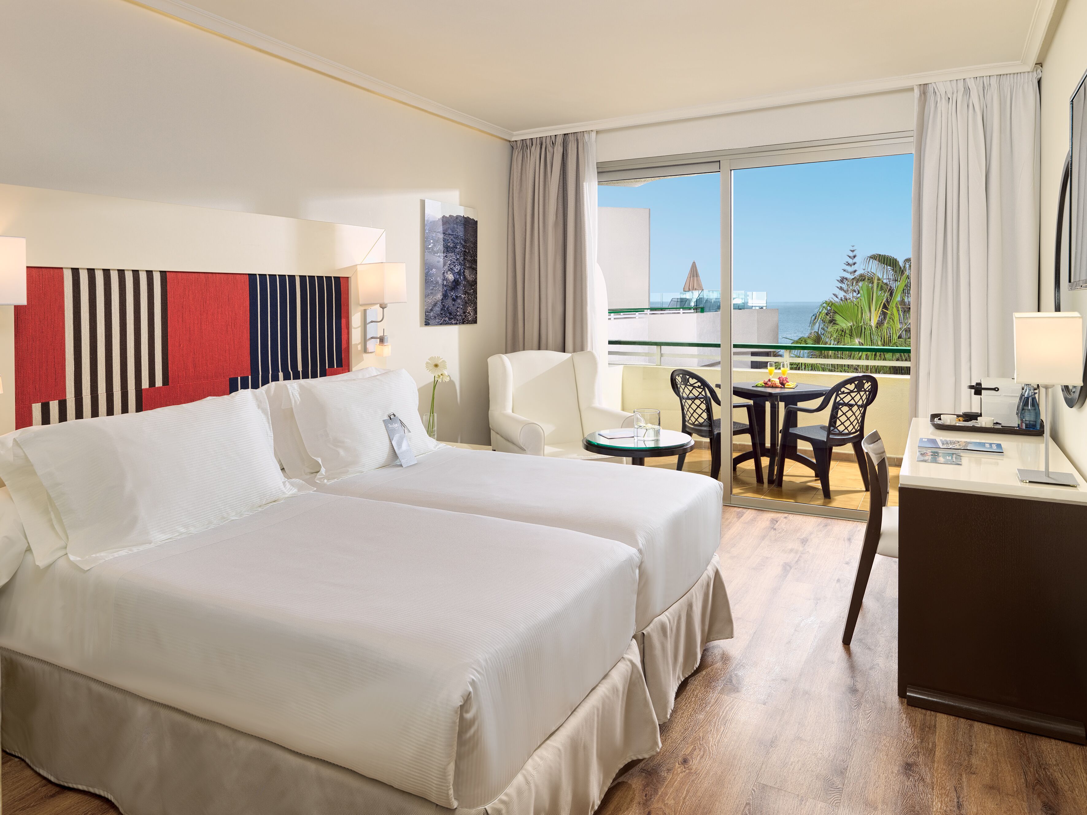 Minibar, desk, blackout drapes, free WiFi