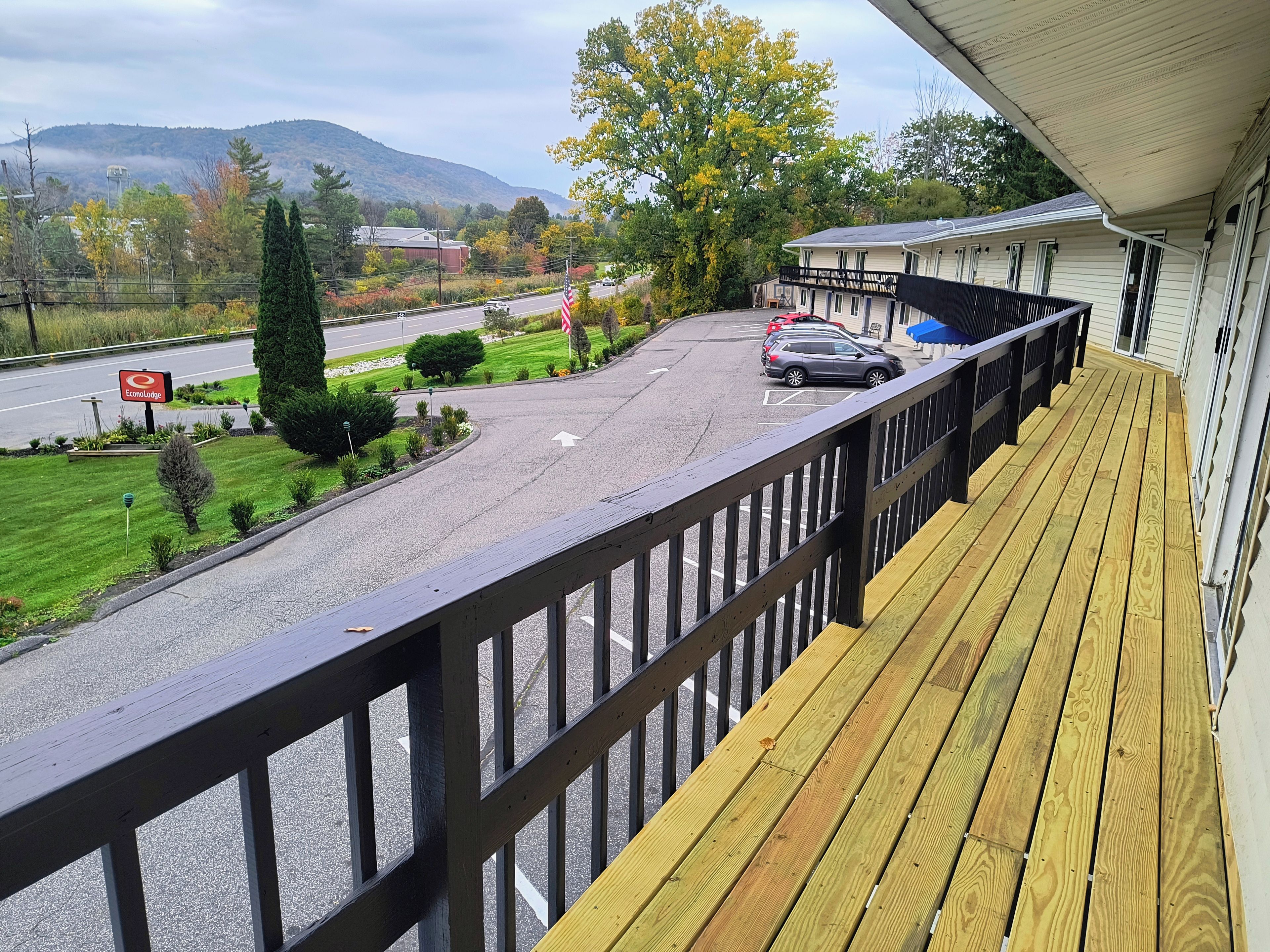 Uitzicht vanaf balkon