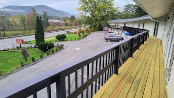 Uitzicht vanaf balkon