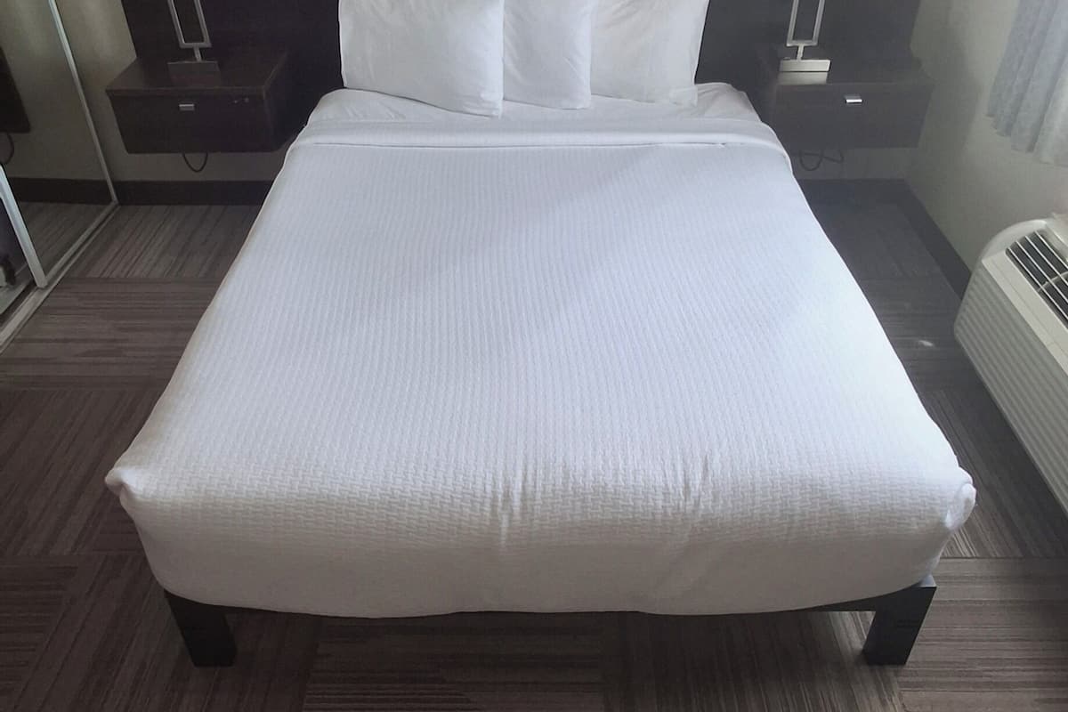 premium suite, 1 queen bed with sofa bed, accessible | 1 bedroom, blackout curtains, iron/ironing board, free wifi