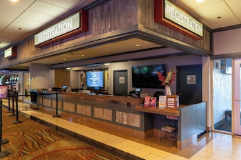 Hotel entrance and lobby at Arizona Charlies Decatur