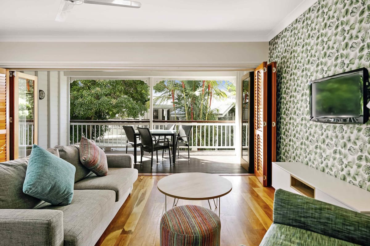 Apartment, 1 Bedroom (Spa) | 2 bedrooms, in-room safe, desk, iron/ironing board