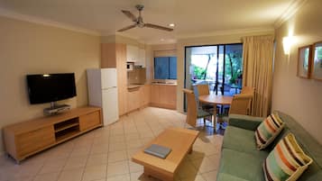 Suite, 2 Schlafzimmer | Eigene Küche | Kühlschrank, Wasserkocher mit Kaffee-/Teezubehör, Wasserkocher