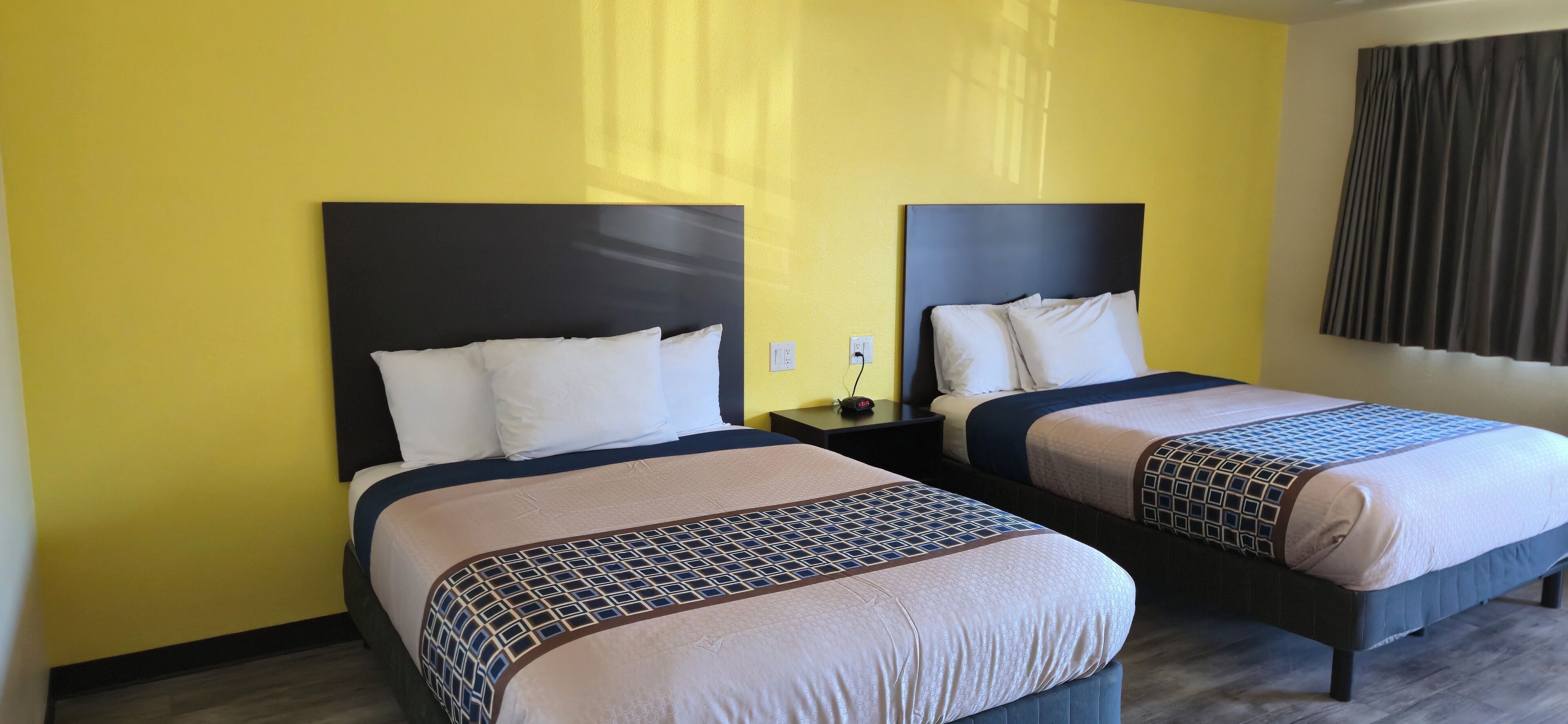 Standard Double Room, 2 Queen Beds | Desk, laptop workspace, blackout drapes, iron/ironing board