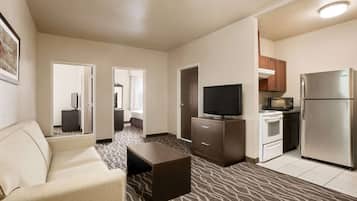 Suite, Multiple Beds, Non Smoking (Two-Bedroom) | Desk, blackout drapes, iron/ironing board, free cribs/infant beds