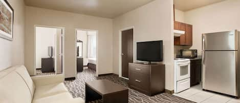 Suite, Multiple Beds, Non Smoking (Two-Bedroom) | Desk, blackout drapes, iron/ironing board, free cribs/infant beds