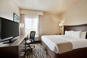 Desk, blackout curtains, iron/ironing board, free cots/infant beds