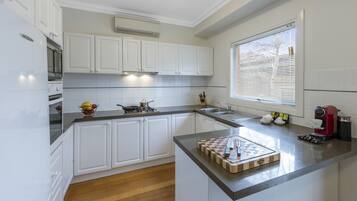 Three Bedroom Villa | Private kitchen | Coffee/tea maker, electric kettle