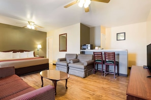 Chambre Standard, 1 très grand lit, non-fumeurs | Bureau, Wi-Fi gratuit, draps fournis