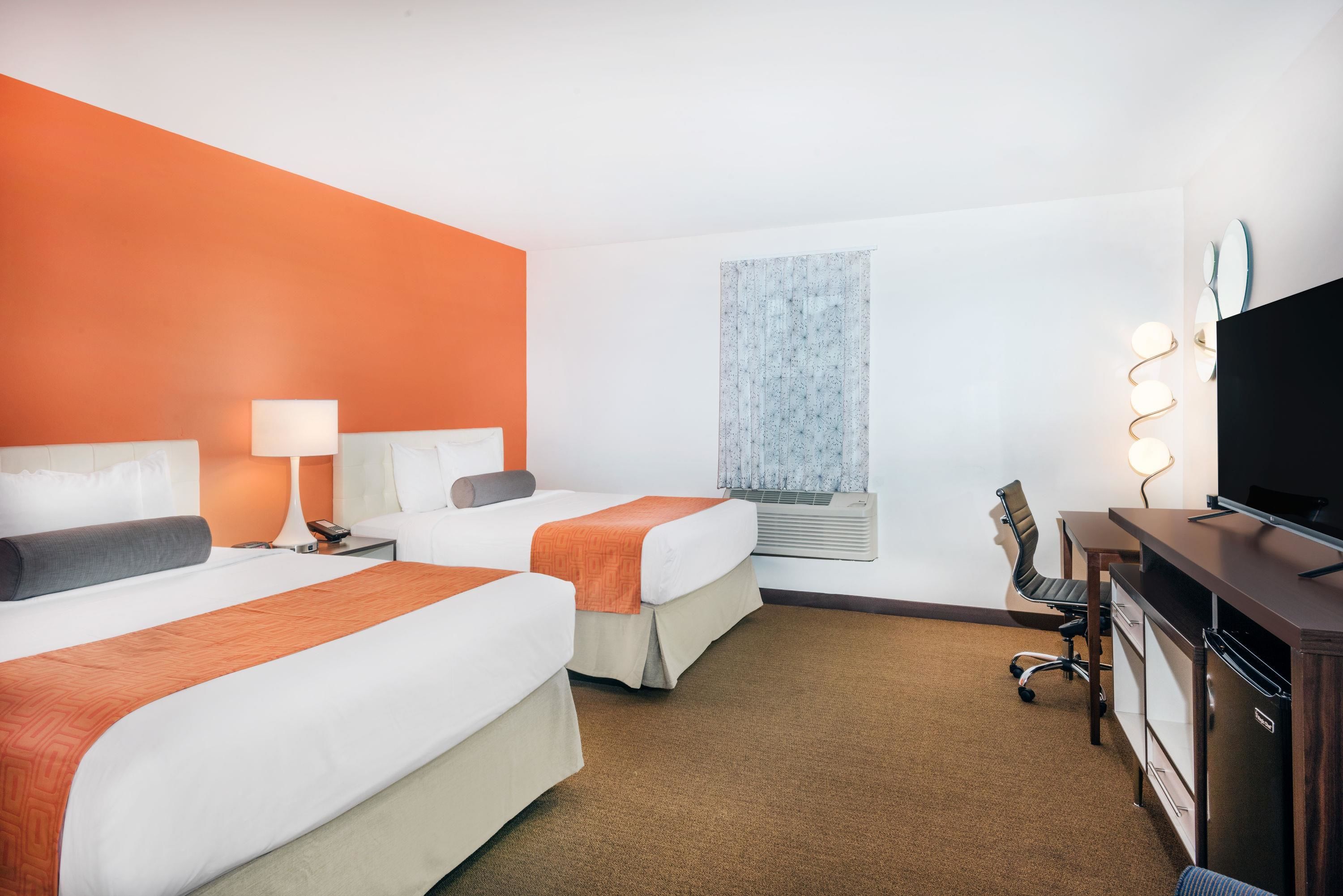 Room, 2 Queen Beds, Non Smoking | Desk, iron/ironing board, free cribs/infant beds, free WiFi