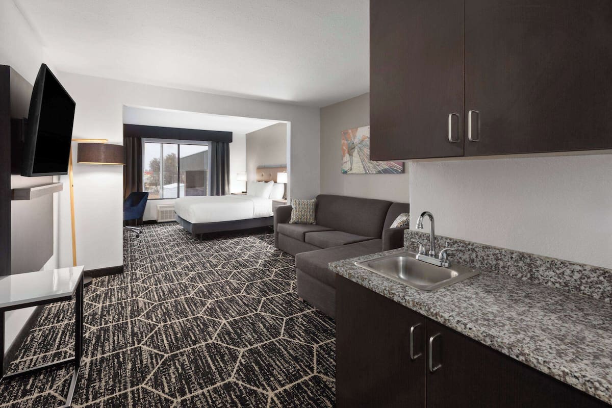 Suite, 1 King Bed with Sofa bed, Mobility Accessible, Non Smoking (Shower w/ Grab Bars)