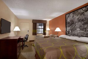 Blackout drapes, iron/ironing board, free cribs/infant beds, free WiFi