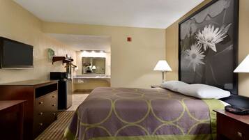 Quarto standard, 1 cama King | Cortinas blackout, ferros/tábuas de passar roupa, berços grátis