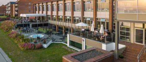 Majoituspaikan julkisivu